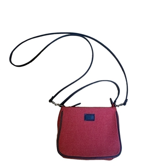TOMMY Hilfiger Mini Handbag Red and Blue - Picture 1 of 12